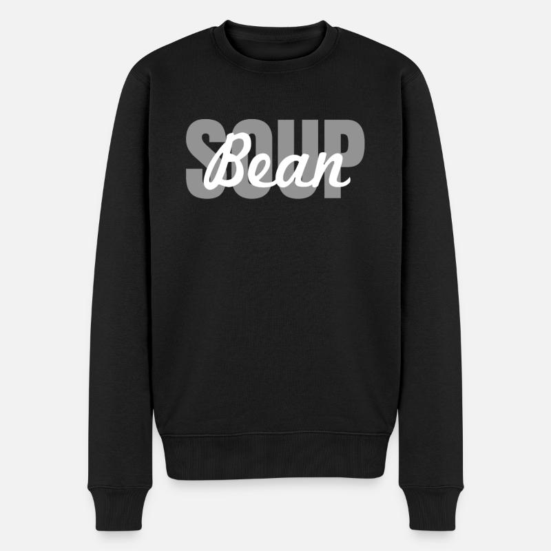 Soupe aux haricots - Pull Premium bio Homme - noir