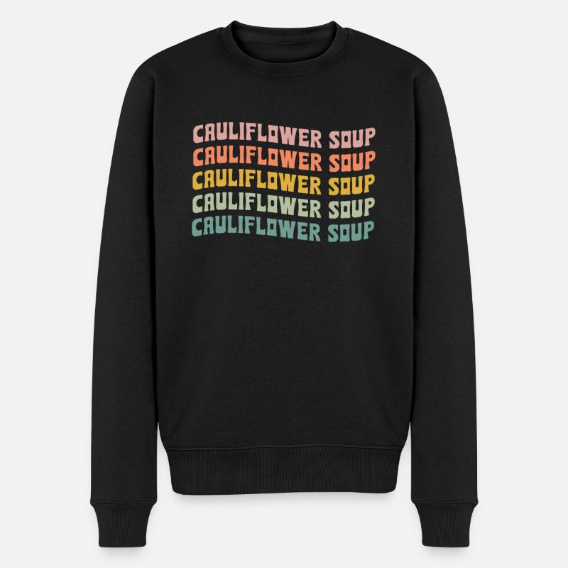 Soupe de chou-fleur - Pull Premium bio Homme - noir