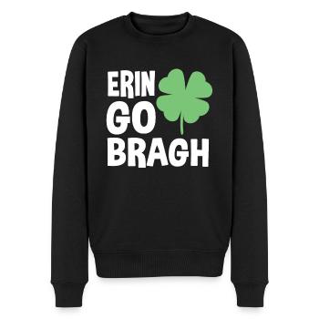 Erin Go Bragh – St. Patrick's Day - Männer Premium Bio Pullover - Schwarz - Vorne - Nico (187cm)
