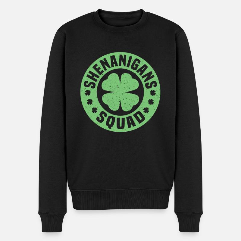 Shenanigans Squad Shirt - Männer Premium Bio Pullover - Schwarz