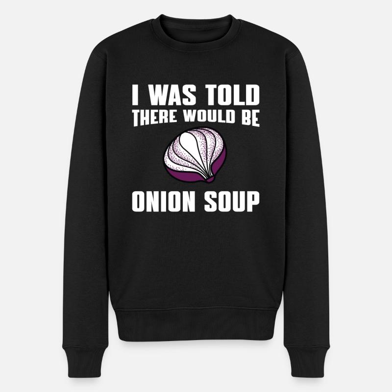 Soupe à l’oignon - Pull Premium bio Homme - noir