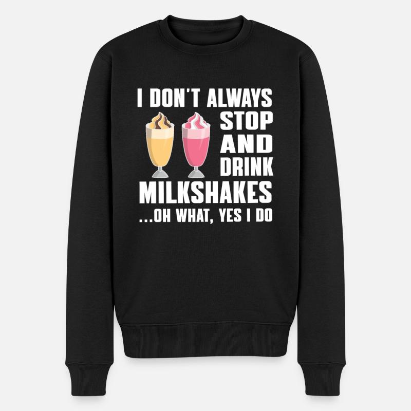 Idée cadeau Milkshake - Pull Premium bio Homme - noir