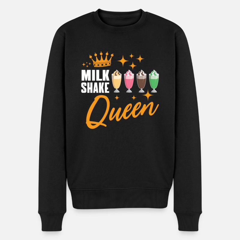 Reine du milkshake - Pull Premium bio Homme - noir