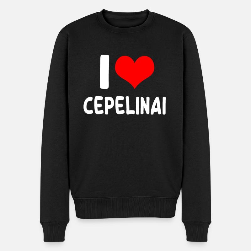 J’adore Cepelinai - Pull Premium bio Homme - noir
