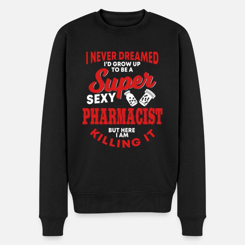 Apotheker - Männer Premium Bio Pullover - Schwarz