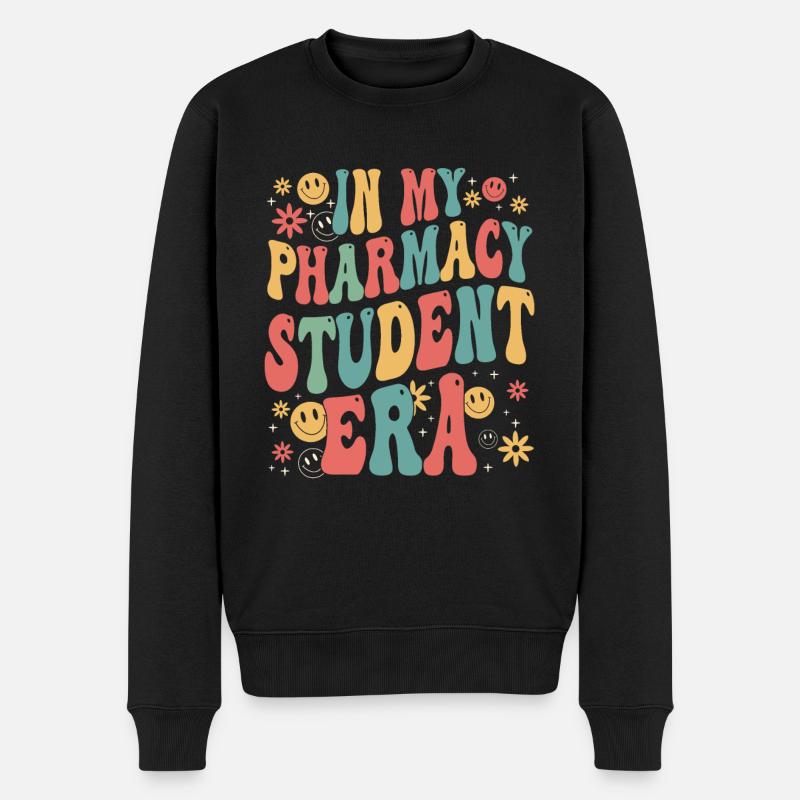 Pharmaziestudent - Männer Premium Bio Pullover - Schwarz