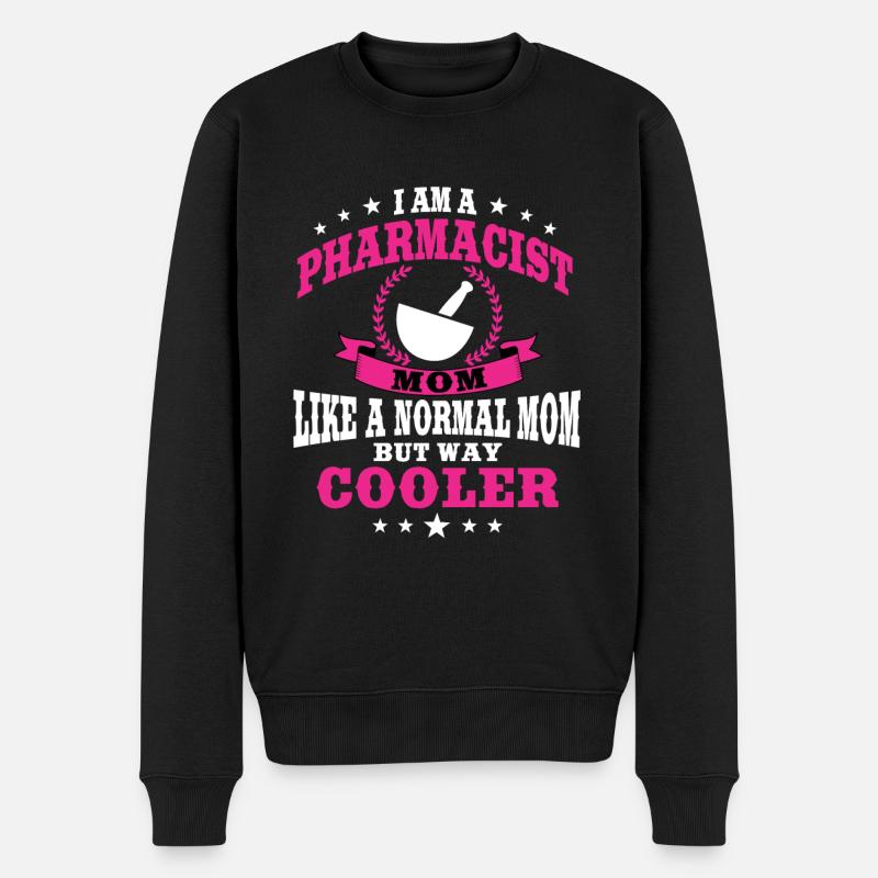 Apoteker Maman - Pull Premium bio Homme - noir