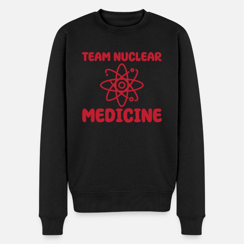 Équipe Technologue en médecine nucléaire - Pull Premium bio Homme - noir