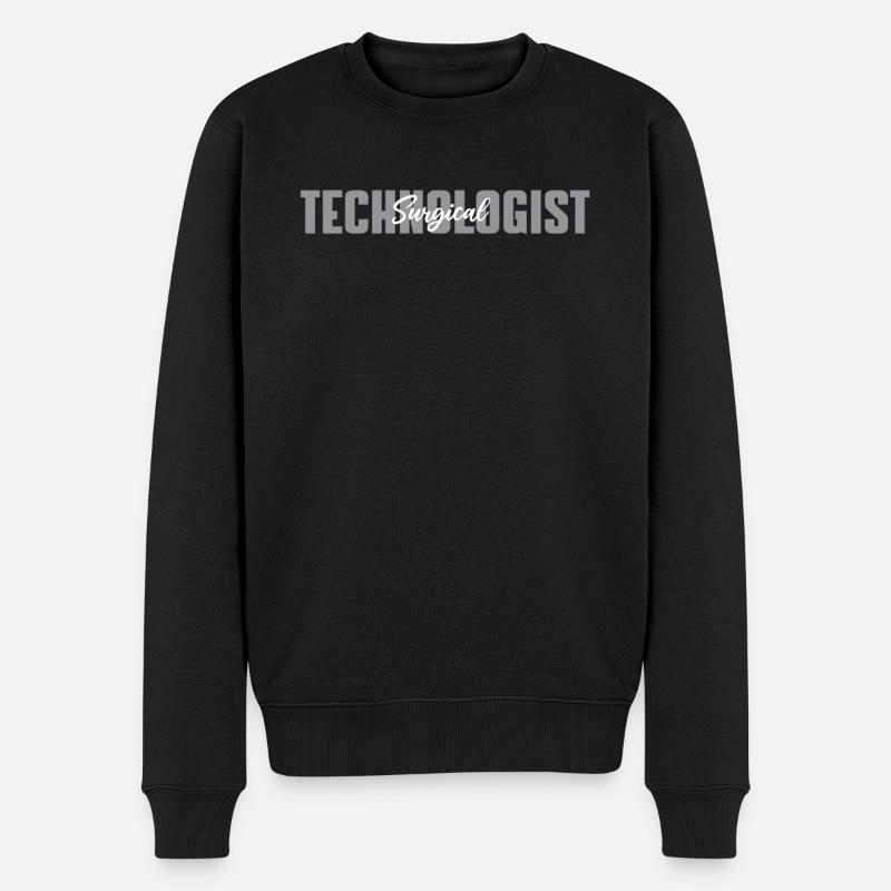 chirurgischerChirurgisch-technischer Assistent - Männer Premium Bio Pullover - Schwarz