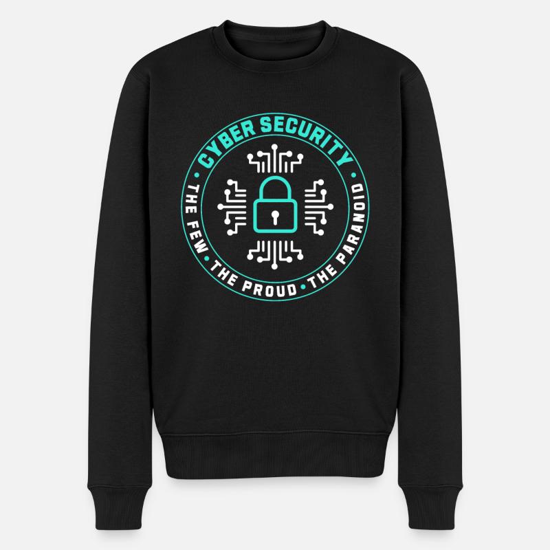 Cybersécurité - Pull Premium bio Homme - noir