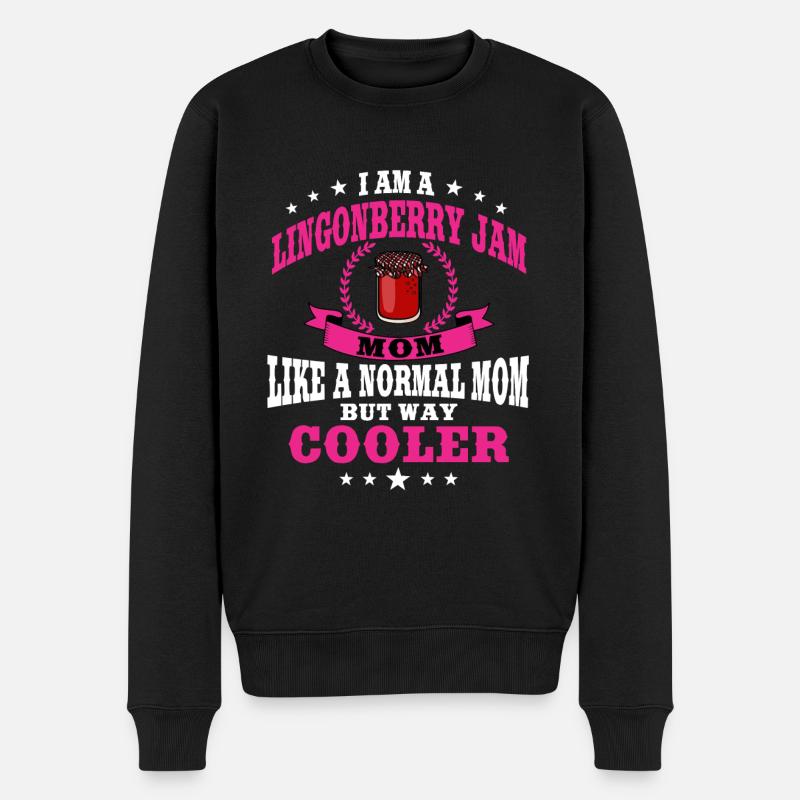 CannebergemConfiture de canneberges maman - Pull Premium bio Homme - noir