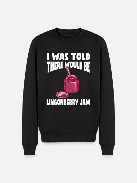 Swedish Lovers Swedish Cranberry Marme - Men's Premium Organic Jumper - black