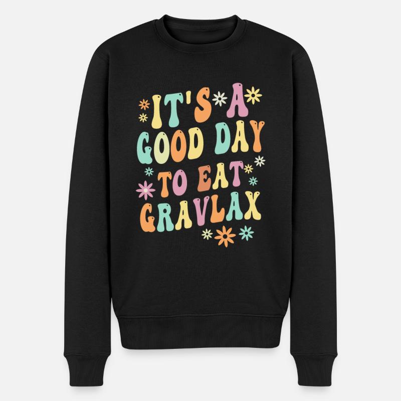 Cadeau d’amant Gravlax - Pull Premium bio Homme - noir