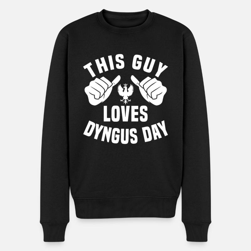Événement sur le Śmigus-Dyngus - Pull Premium bio Homme - noir