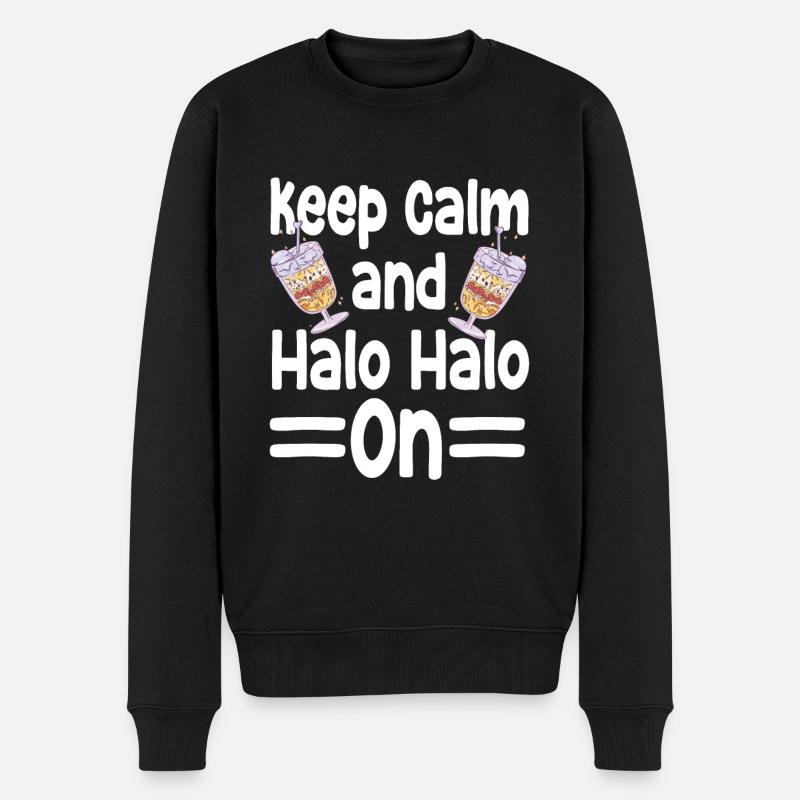 Halo Halo amant cadeau - Pull Premium bio Homme - noir