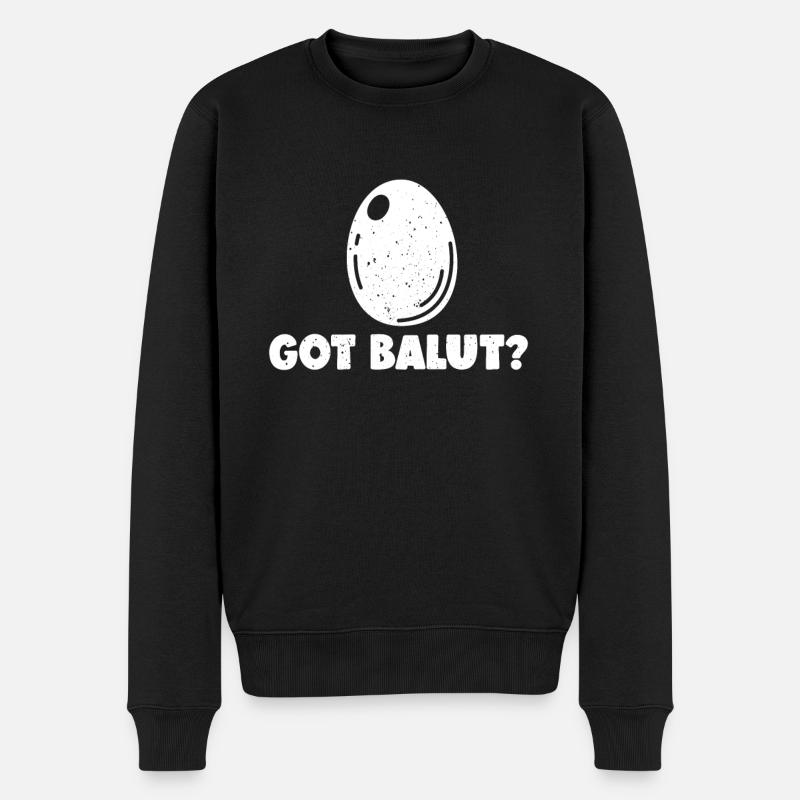 Avez-vous du balut ? - Pull Premium bio Homme - noir