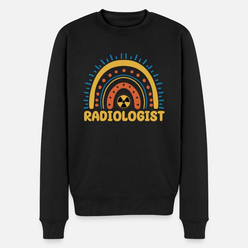 Radiologistes Arc-en-ciel - Pull Premium bio Homme - noir