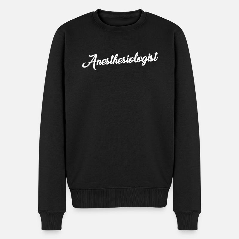 Anästhesist - Männer Premium Bio Pullover - Schwarz