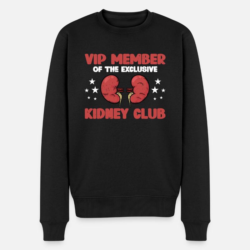 Membre VIP de dialyse - Pull Premium bio Homme - noir