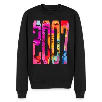 BUNT 19TH BIRTHDAY 2007 - Men's Premium Organic Jumper - black - Front - Nico (187cm)