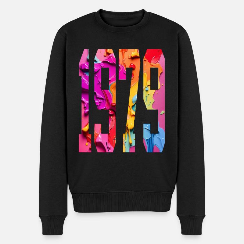 BUNT 47E ANNIVERSAIRE 1979 - Pull Premium bio Homme - noir