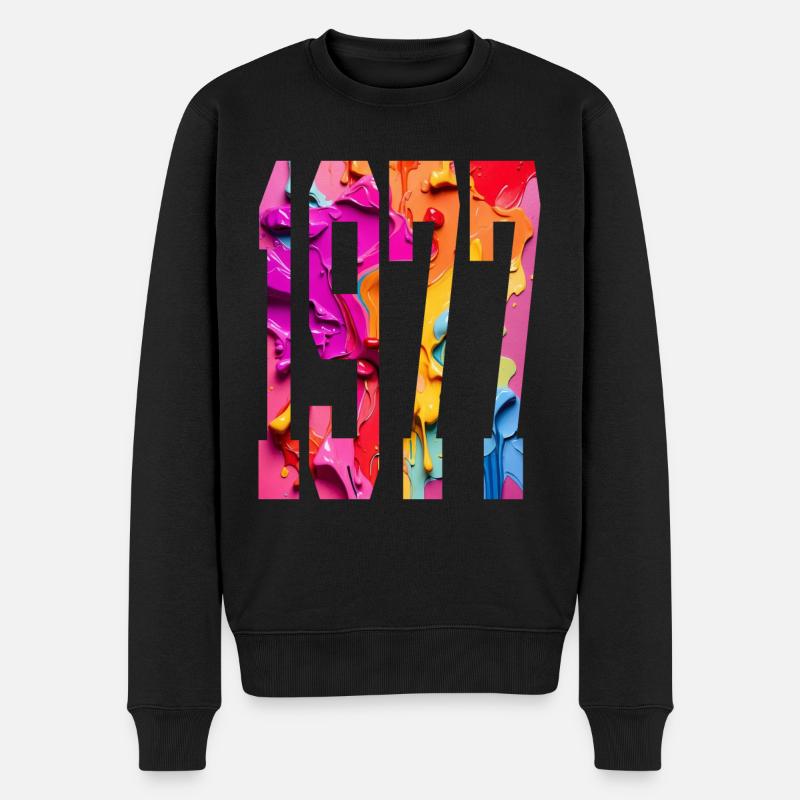 BUNT 49E ANNIVERSAIRE 1977 - Pull Premium bio Homme - noir