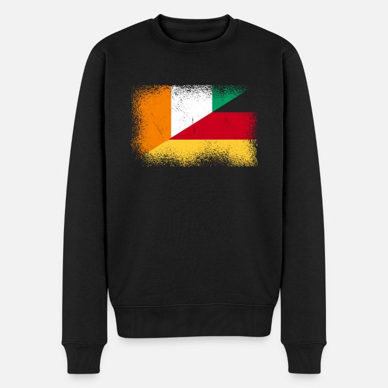 Côte d’Ivoire Allemagne - Pull Premium bio Homme - noir