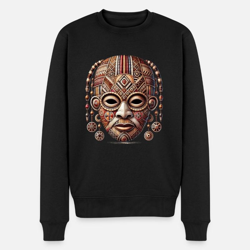 Masque Côte d’Ivoire - Pull Premium bio Homme - noir