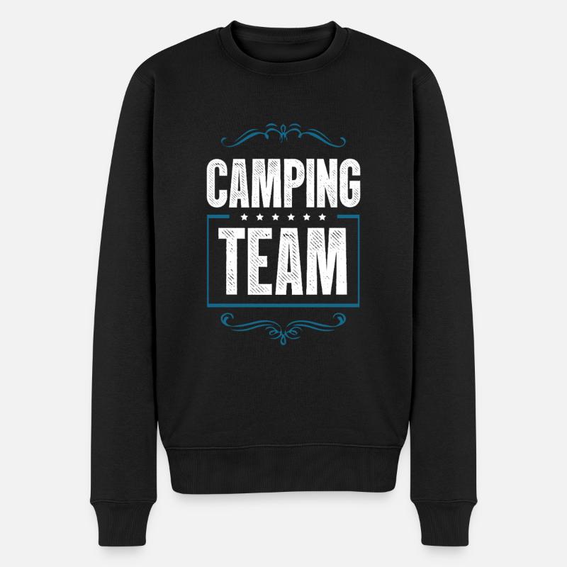 Équipe de camping - Pull Premium bio Homme - noir