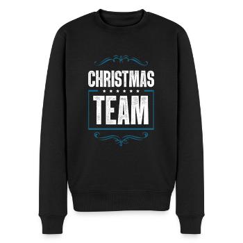 Équipage de Noël - Pull Premium bio Homme - noir - Devant - Nico (187cm)