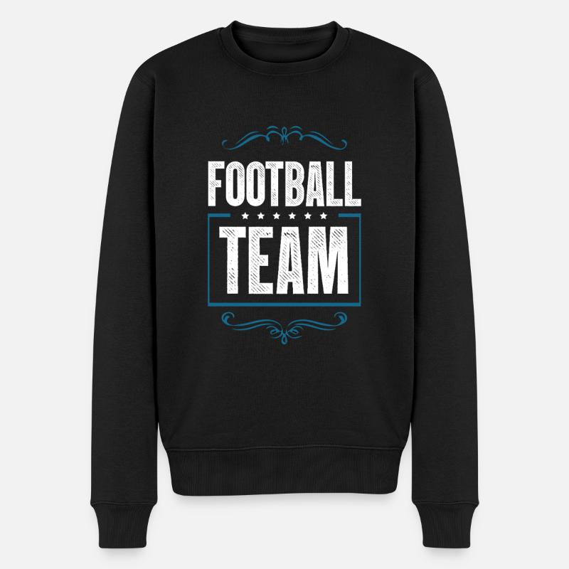 Équipe de football - Pull Premium bio Homme - noir