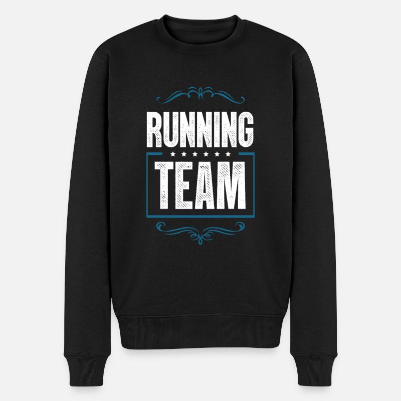 Équipe de course - Pull Premium bio Homme - noir
