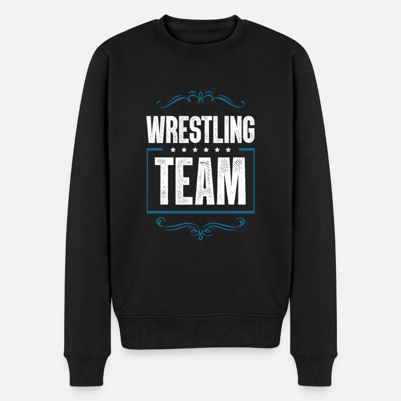 Wrestling Team - Männer Premium Bio Pullover - Schwarz