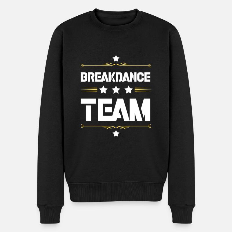 Équipe de breakdance - Pull Premium bio Homme - noir