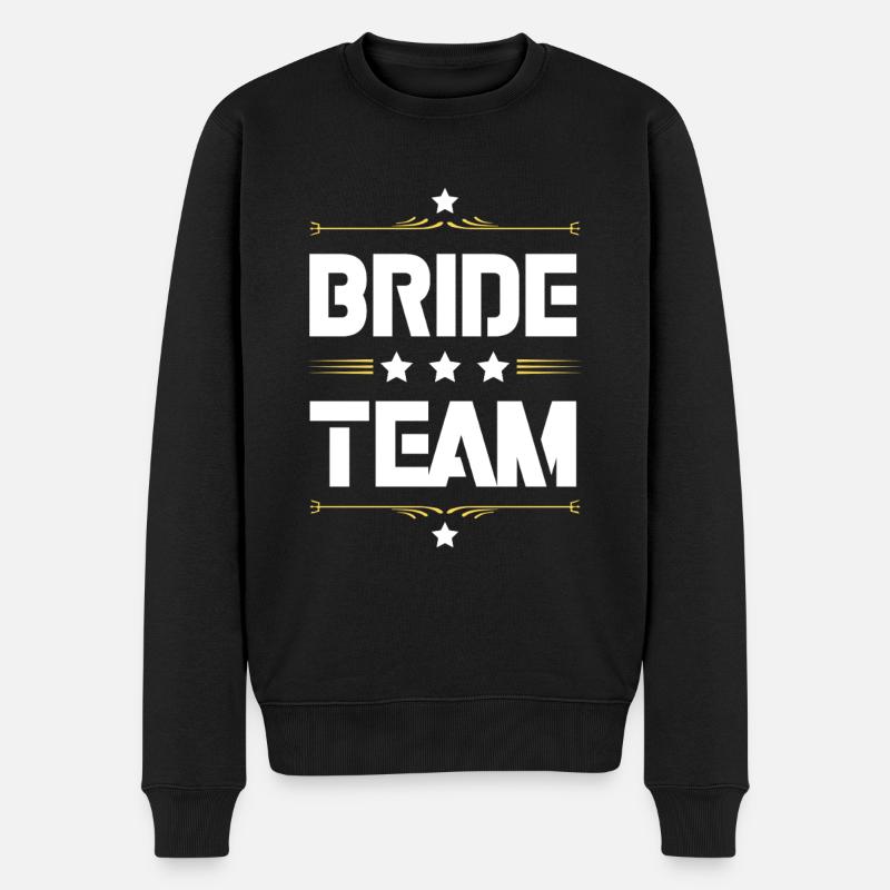 Équipe de la mariée - Pull Premium bio Homme - noir