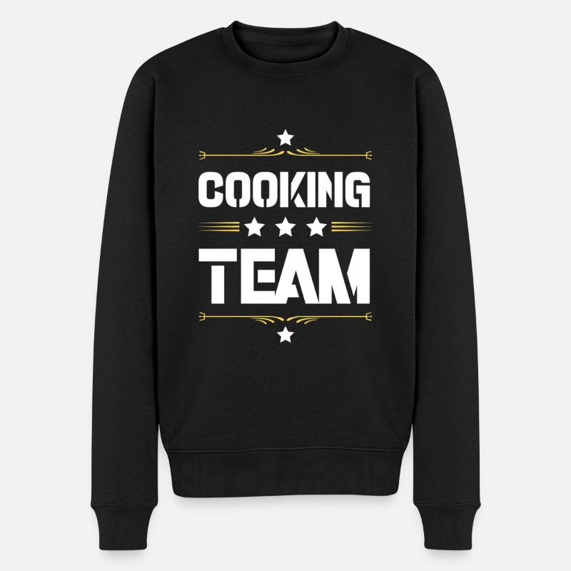 Équipe de cuisine - Pull Premium bio Homme - noir