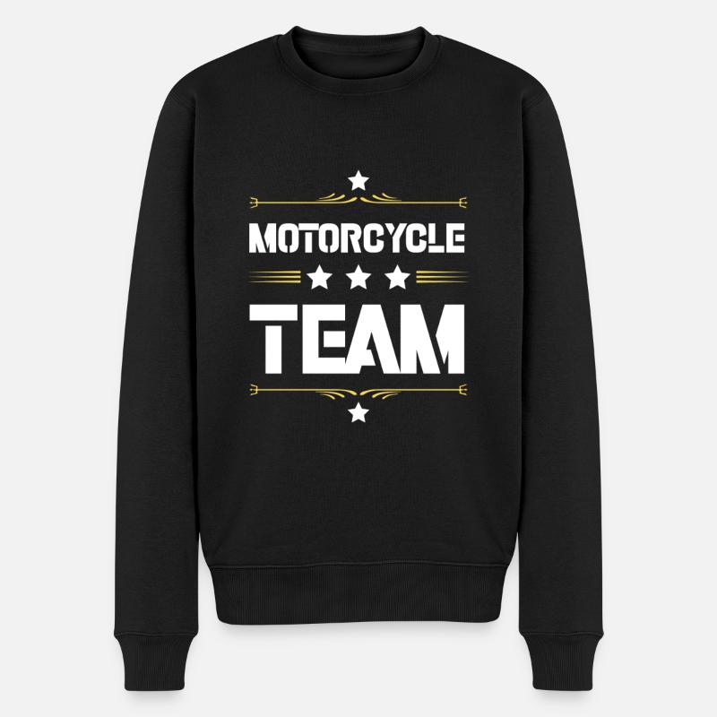Équipe de motards - Pull Premium bio Homme - noir