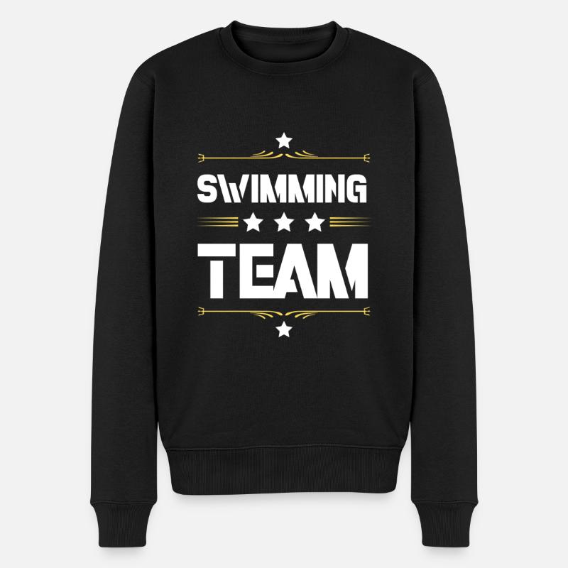 Équipe de natation - Pull Premium bio Homme - noir