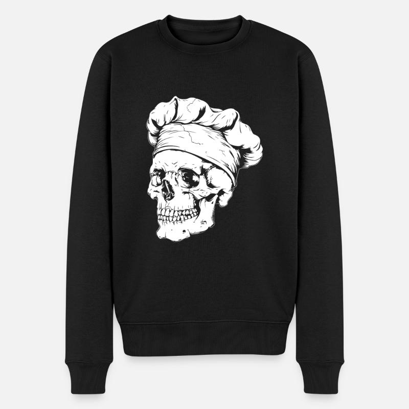 Crâne de chef - Pull Premium bio Homme - noir