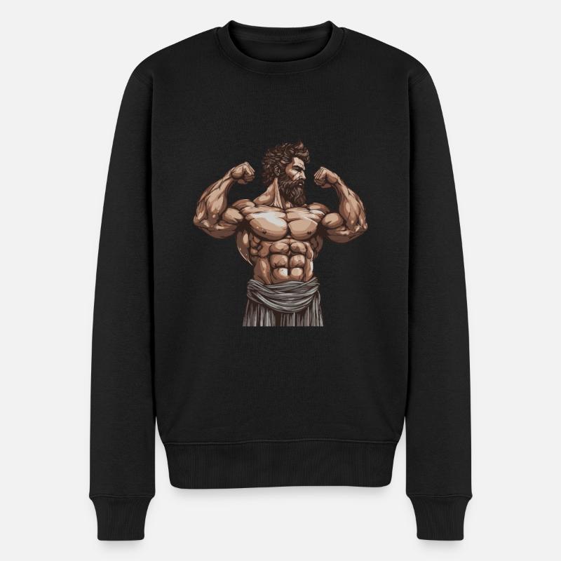 Musculation musculaire - Pull Premium bio Homme - noir