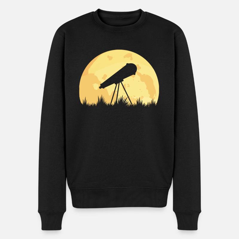 télescope - Pull Premium bio Homme - noir