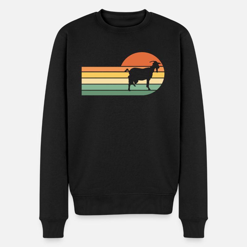 Chèvre - Pull Premium bio Homme - noir