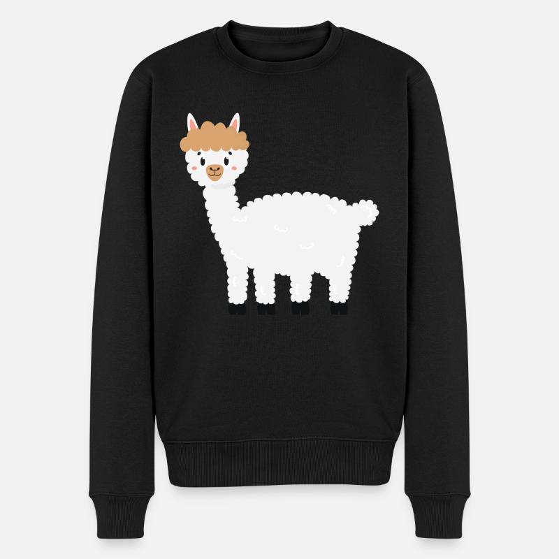 Lama - Pull Premium bio Homme - noir