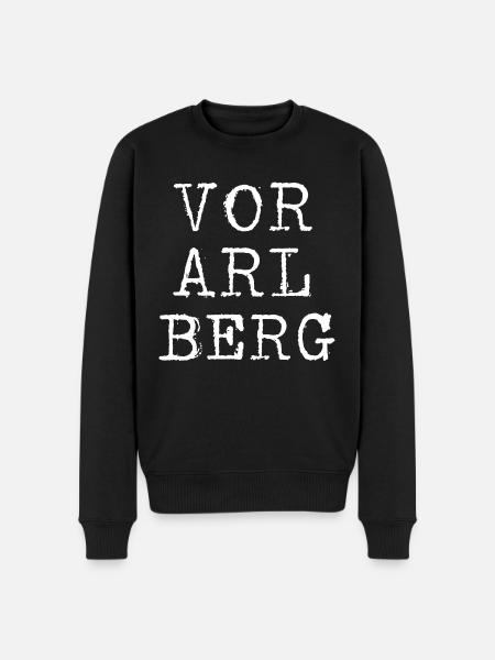 Vorarlberg - Männer Premium Bio Pullover - Schwarz
