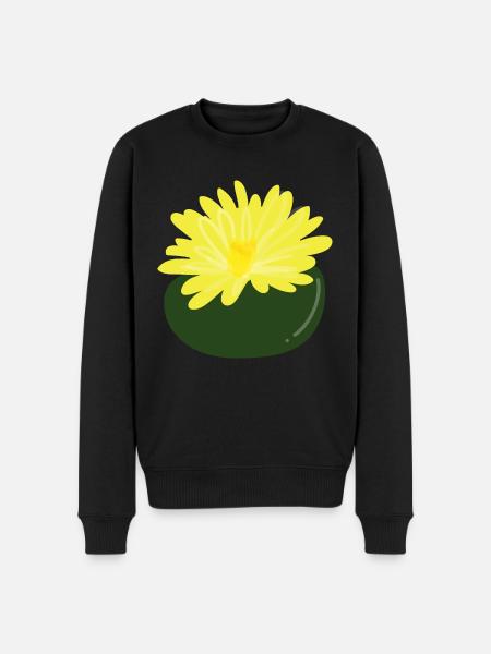 Fleur de Lithops1 - Pull Premium bio Homme - noir