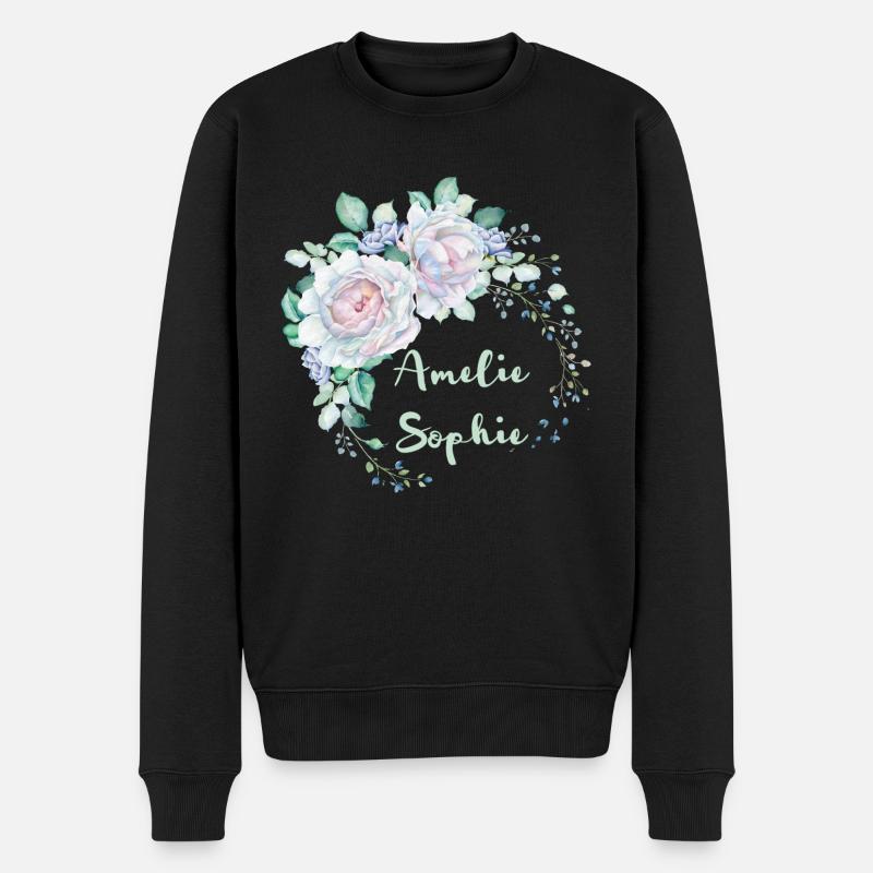 Pour Amélie Sophie - Pull Premium bio Homme - noir