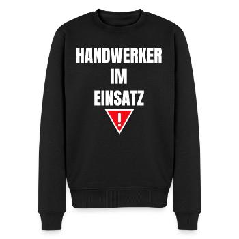 Handwerker Handyman Handwerk Werkzeug - Männer Premium Bio Pullover - Schwarz - Vorne - Nico (187cm)