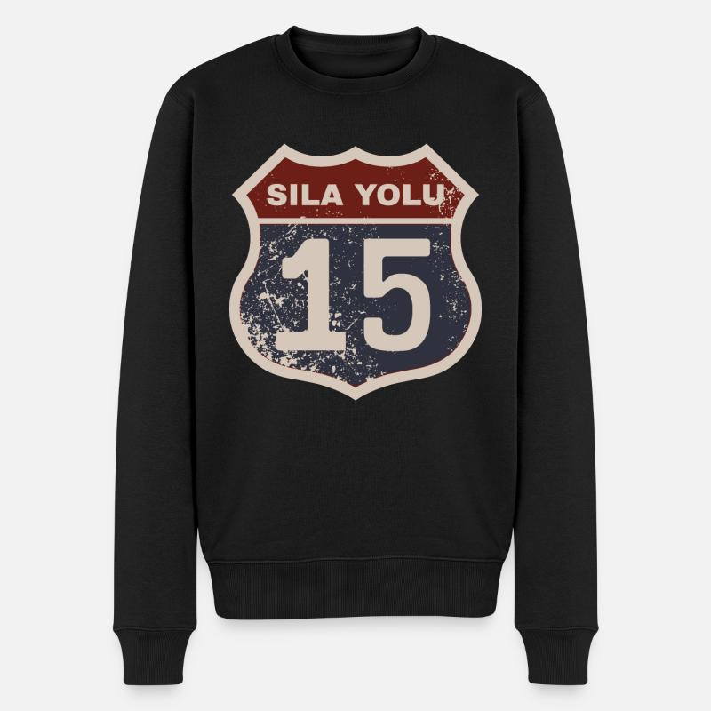 Burdur - Pull Premium bio Homme - noir