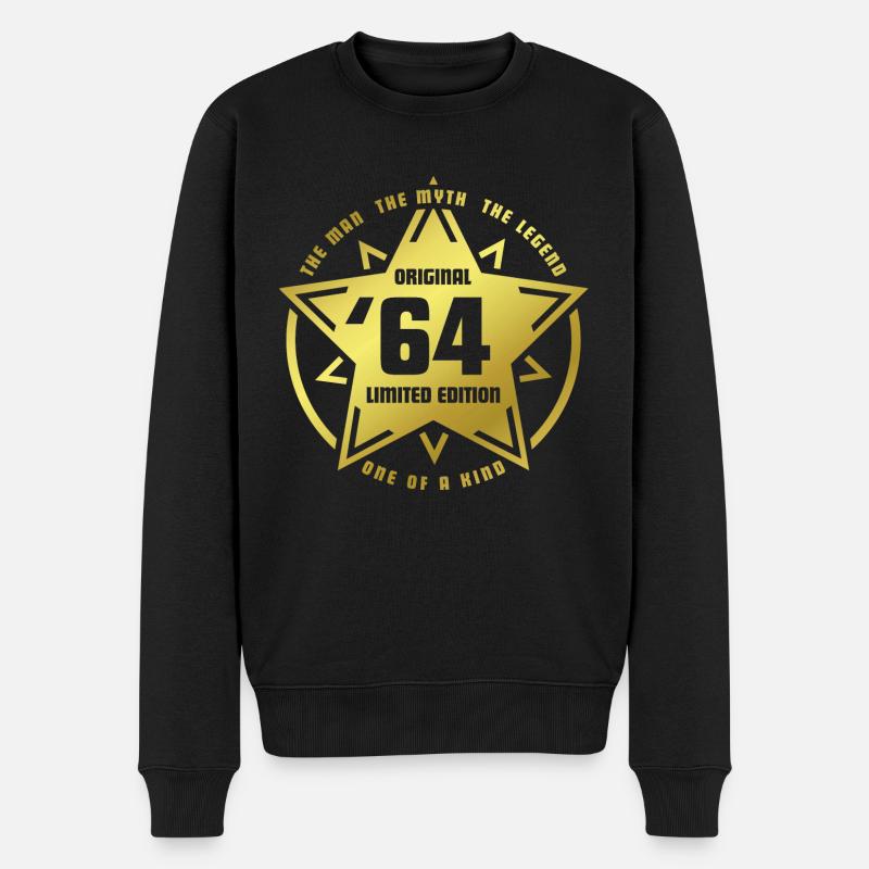 Birthday Star Original 1964 - '64 Limited Edition - Pull Premium bio Homme - noir