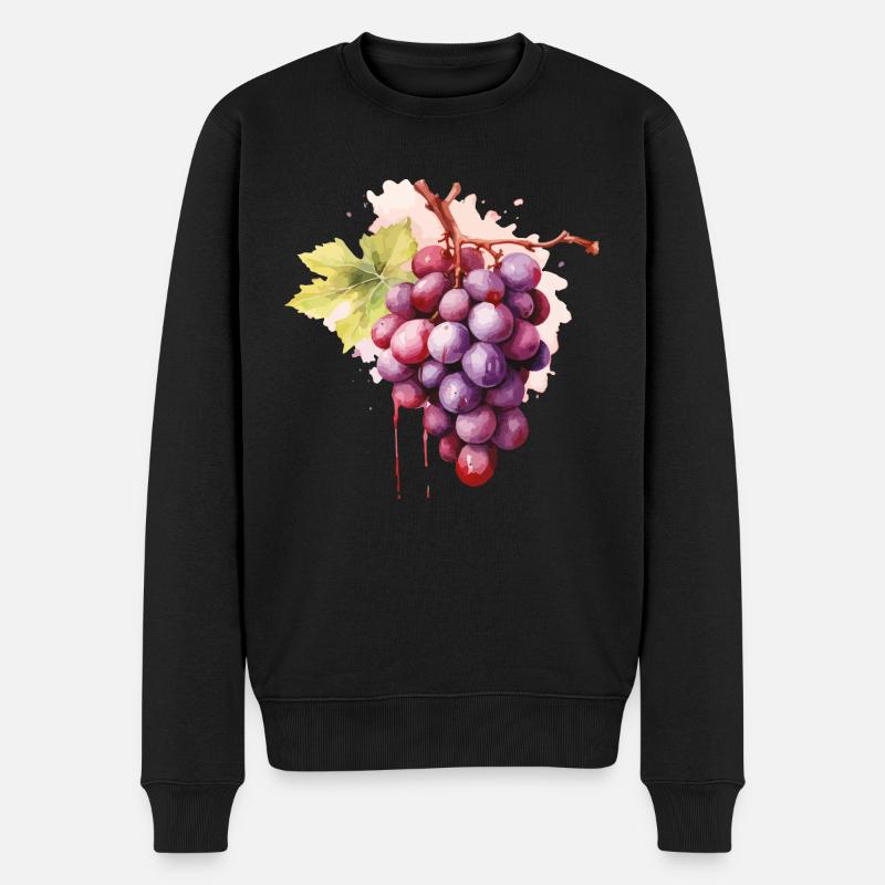 Raisins - Pull Premium bio Homme - noir
